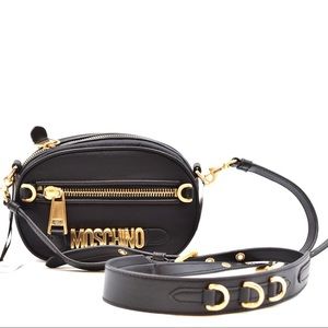 COPY - Moschino Leather Trimmed Nylon Camera Bag
